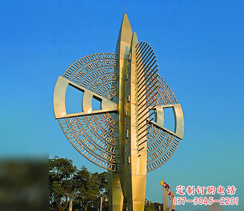 东莞大型不锈钢风车雕塑
