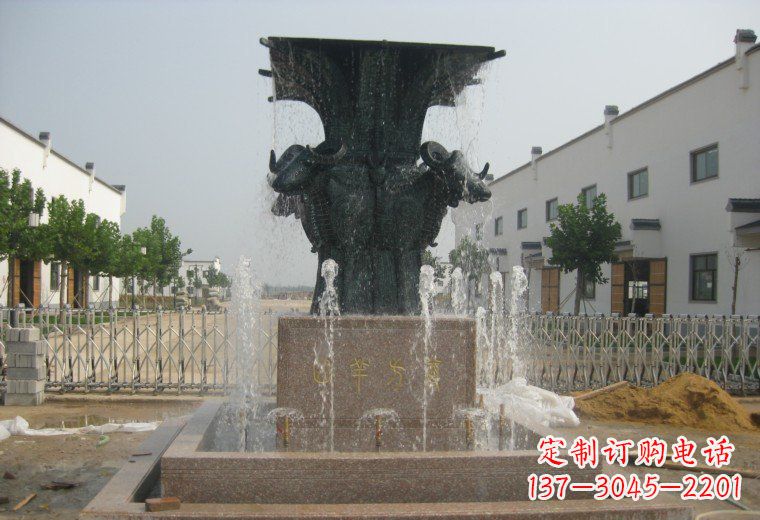 东莞精美铜制喷泉雕塑