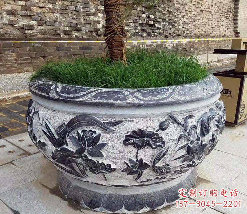 东莞精美花盆雕塑,点亮你的道路景观