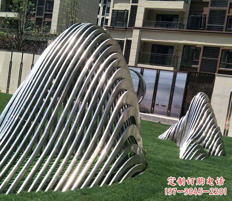 东莞不锈钢假山雕塑——电镀之美