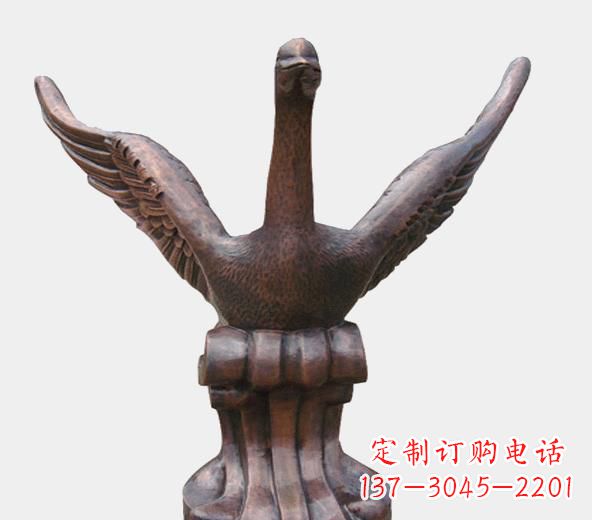 东莞高级锻铜天鹅雕塑