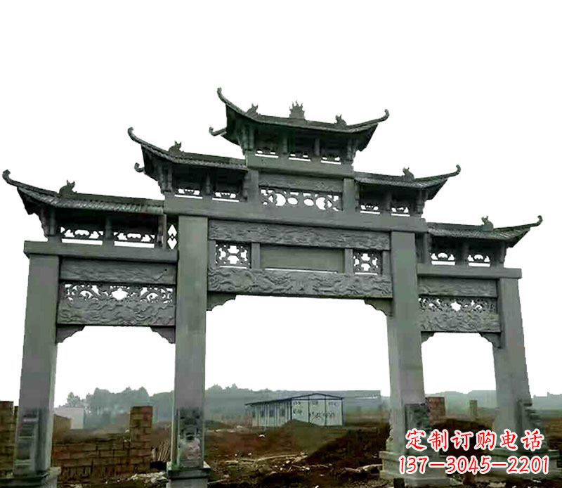东莞仿古道路牌坊石雕