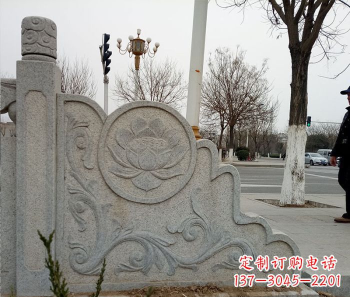 东莞仿古护城河石栏板