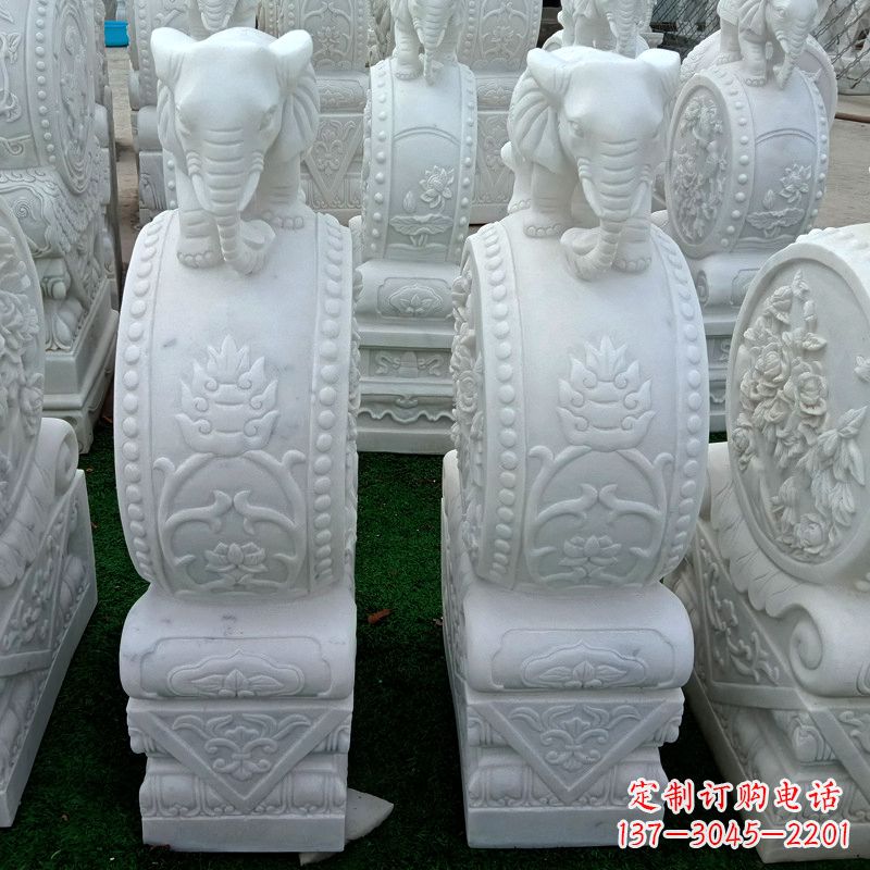 东莞仿古门墩石雕 抱鼓石仿古雕刻
