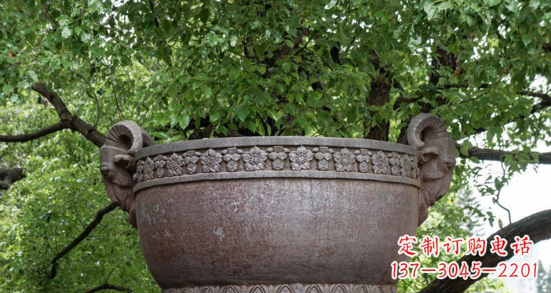 东莞中领雕塑仿古水缸铜雕
