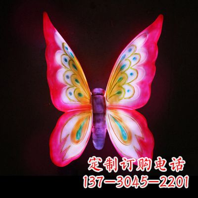 东莞定制发光蝴蝶雕塑