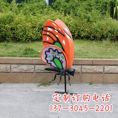 东莞高端红色蝴蝶雕塑