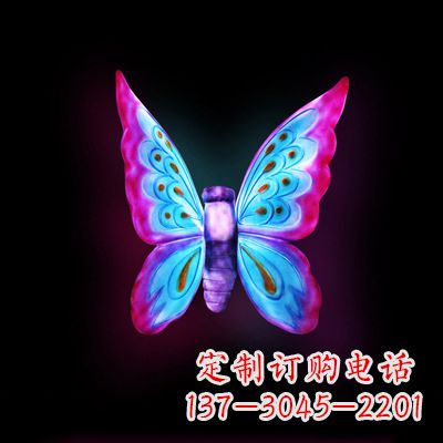 东莞璀璨发光蝴蝶雕塑