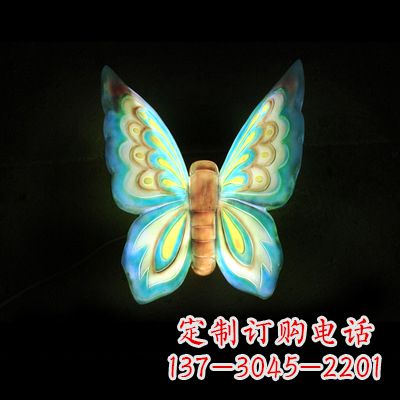 东莞仿真蝴蝶_小号蓝色发光款37x48x20
