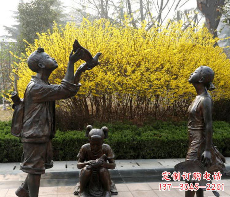 东莞精致可爱的儿童铜雕