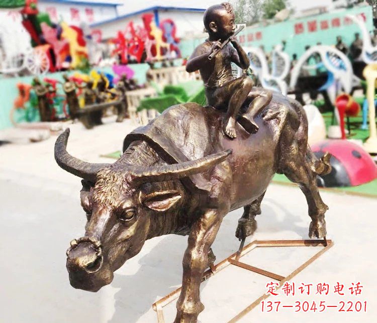 东莞牛郎雕塑精美绝伦的铜雕艺术