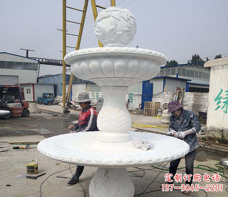 东莞风水球喷泉石雕塑