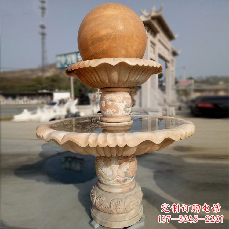 东莞精致的风水球石雕塑