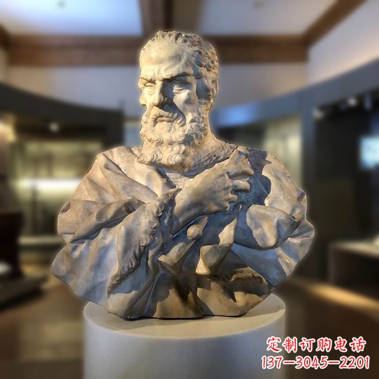 东莞伽利略头像石雕雕塑