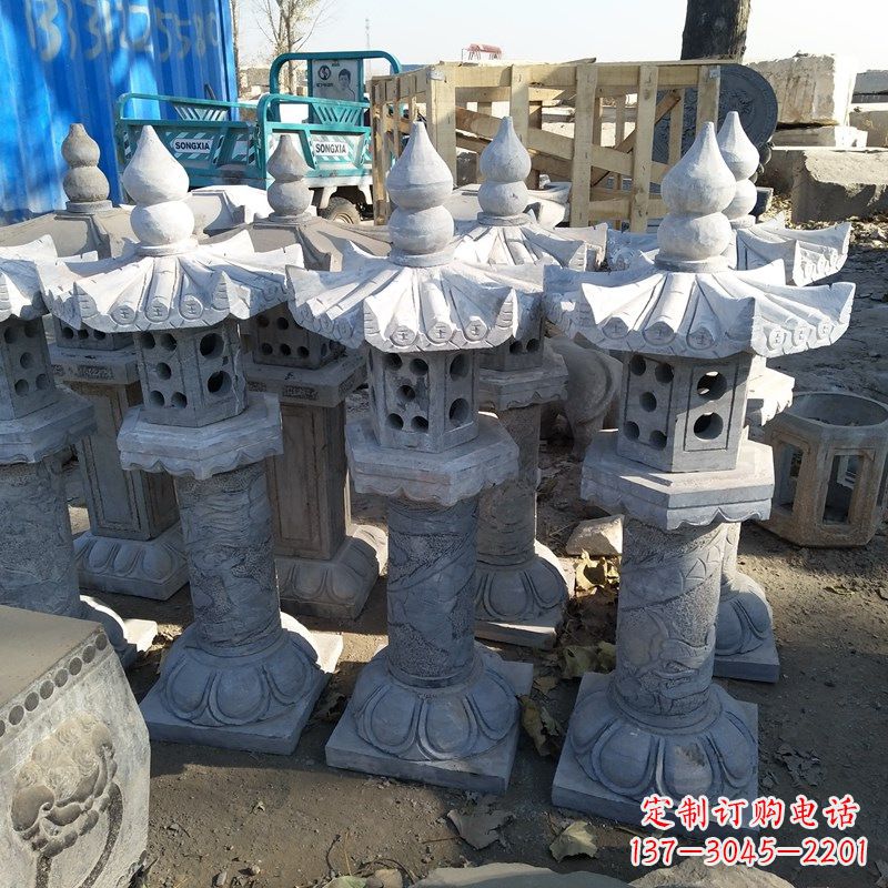 东莞高墩青石中式灯笼
