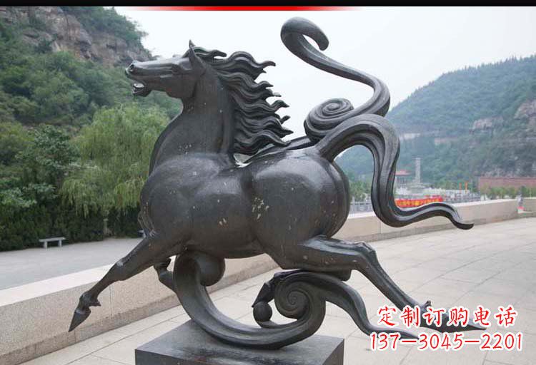 东莞公园奔马铜雕 (2)