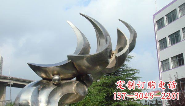 东莞中领雕塑出品不锈钢海鸥雕塑