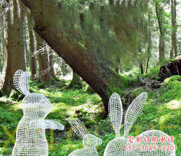 东莞精美兔子雕塑,点缀你的公园