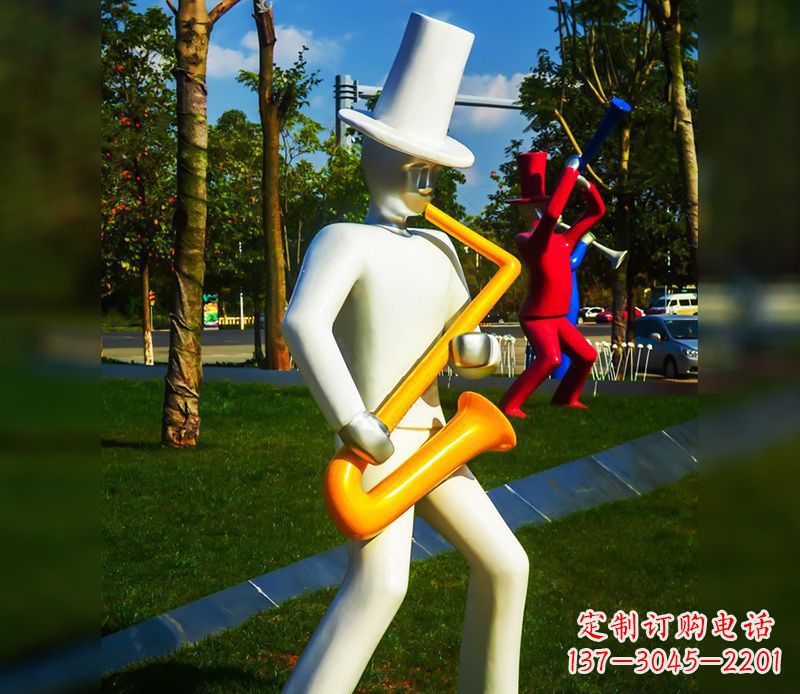 东莞精美的萨克斯不锈钢雕塑