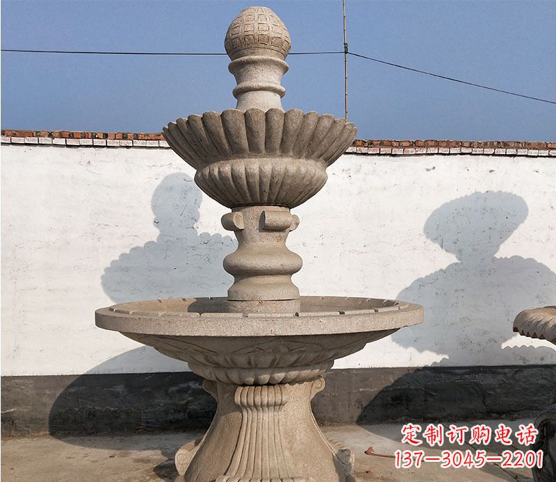 东莞公园大理石喷泉景观石雕