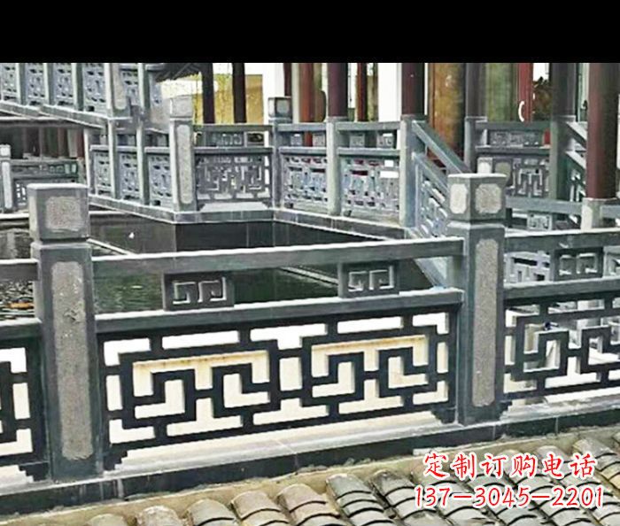 东莞中领雕塑精致仿古石栏板