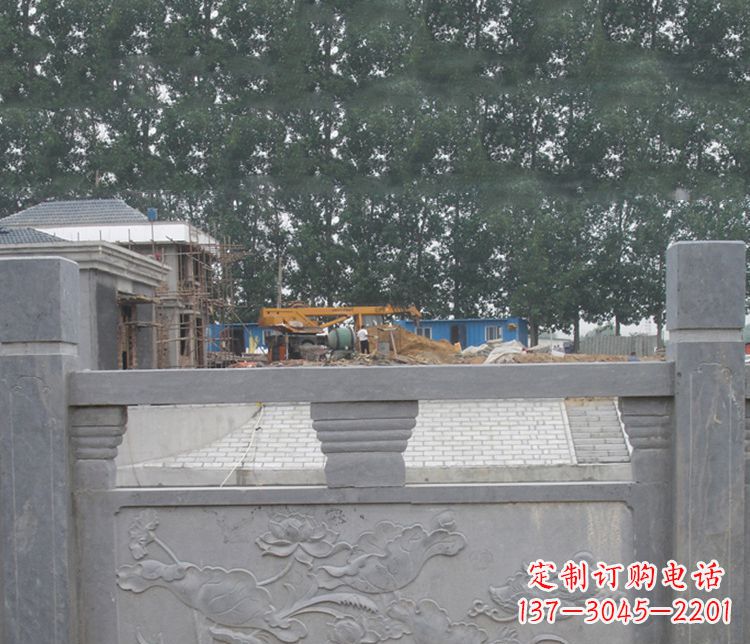 东莞公园仿古石栏板景观石雕 (9)