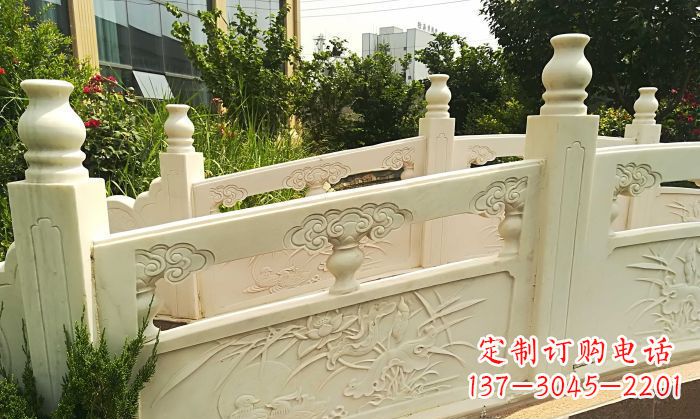 东莞精美汉白玉石拱桥雕塑
