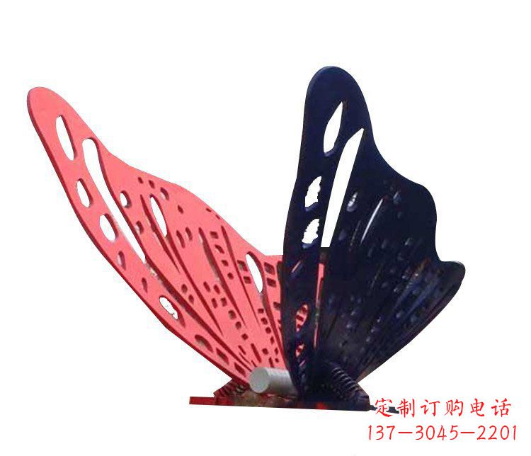 东莞公园景观不锈钢蝴蝶雕塑