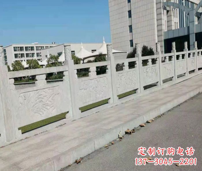 东莞精美大理石浮雕栏板