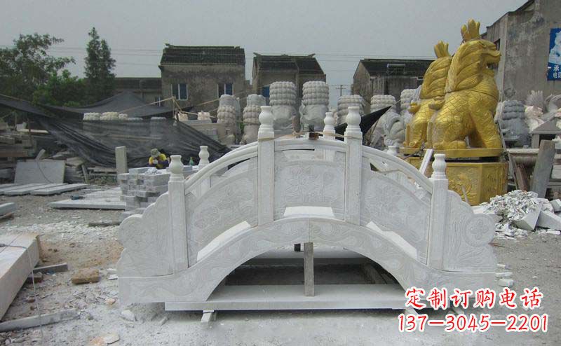 东莞精美的大理石拱桥雕塑