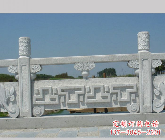 东莞公园景观大理石栏板雕塑