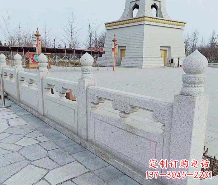 东莞公园景观大理石栏板石雕 (2)