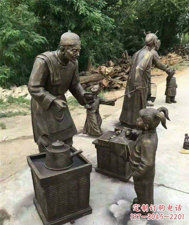 东莞精美可爱的小女孩铜雕