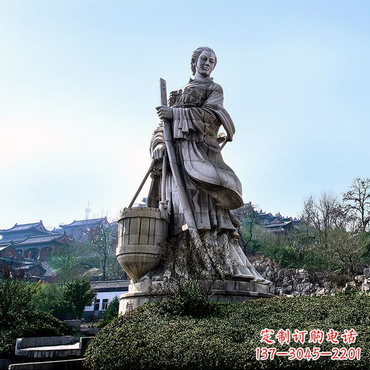 东莞古代美女文姜景观雕塑