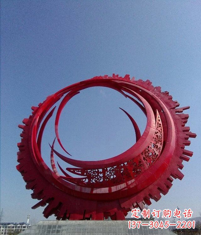 东莞精致而又引人注目的不锈钢齿轮雕塑