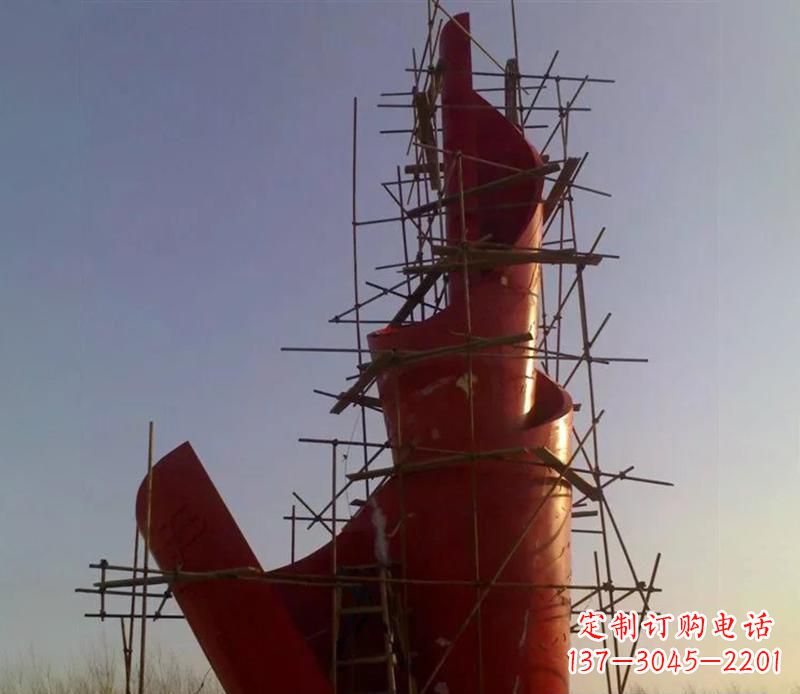 东莞广场不锈钢火炬景观雕塑