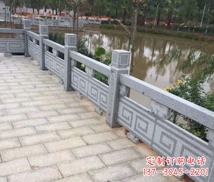 东莞中领雕塑护城河建筑石雕栏板