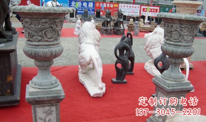 东莞花盆公园景观石雕