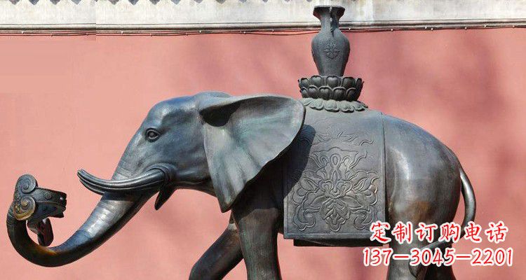 东莞吉祥大象铜雕,匠心之作