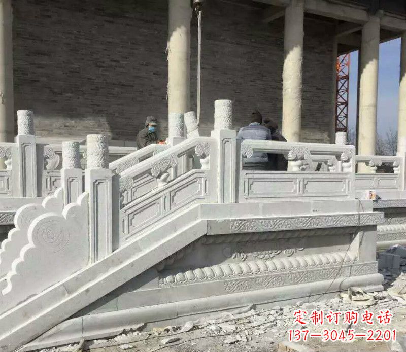 东莞超凡精美的大理石栏板雕塑
