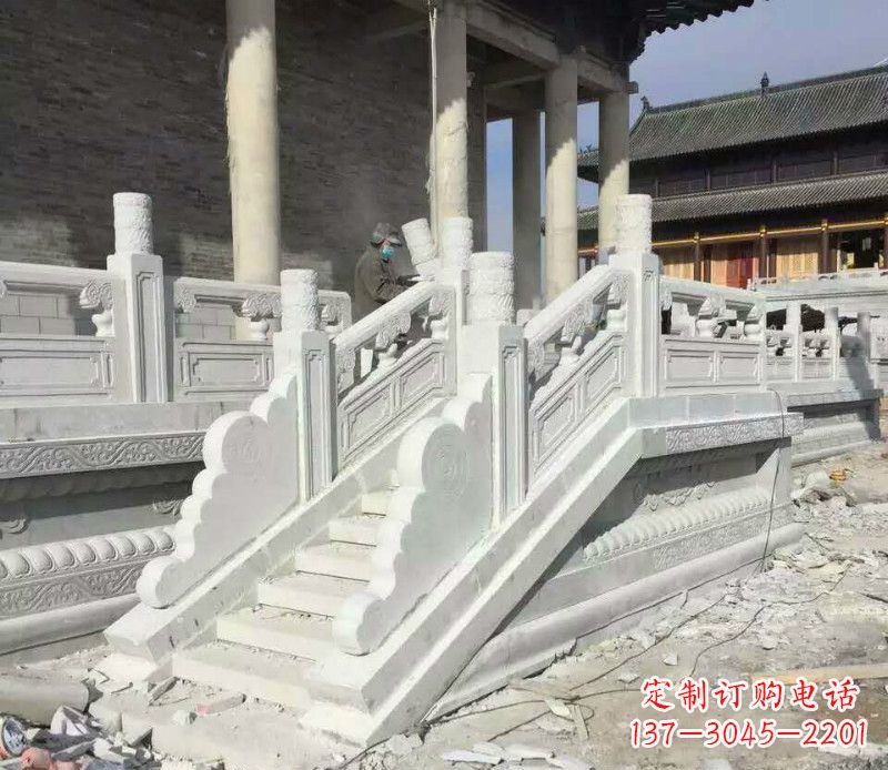 东莞景区大理石栏板石雕 (11)