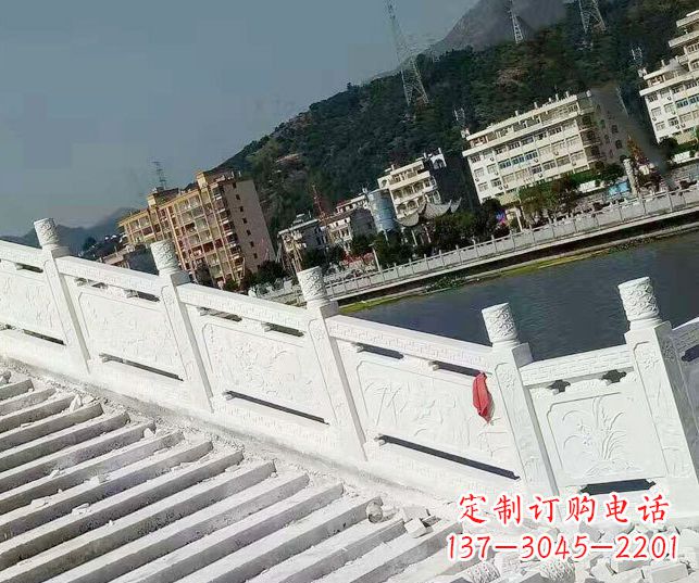 东莞景区汉白玉栏板石雕