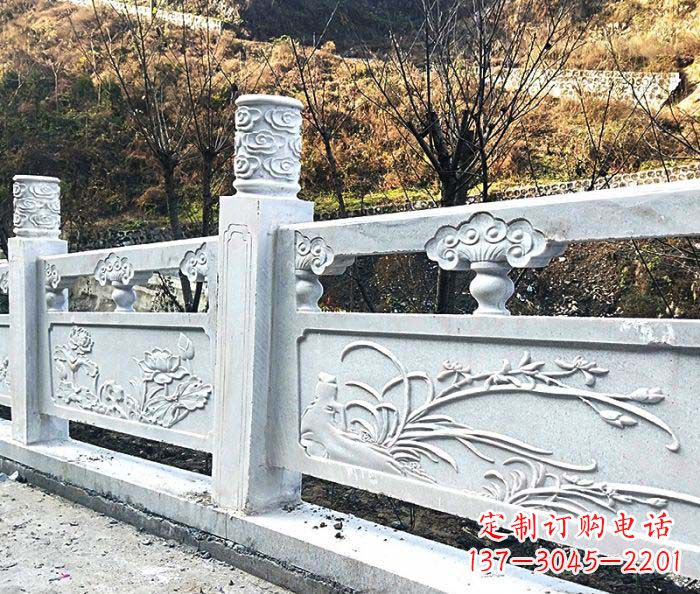 东莞领雕-汉白玉石浮雕栏板