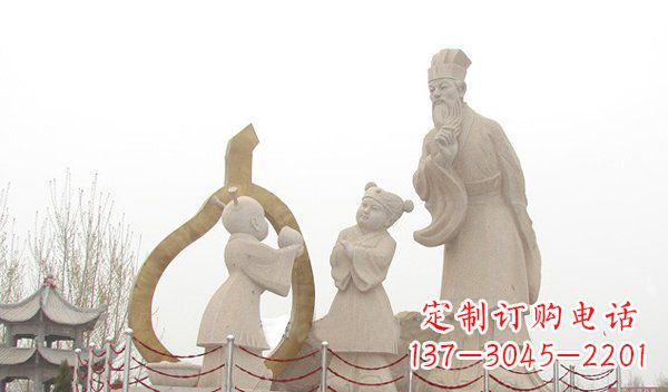 东莞全新手工制作的孔融让梨石雕