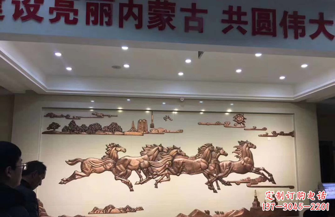 东莞完美展示马到成功的铜马雕塑