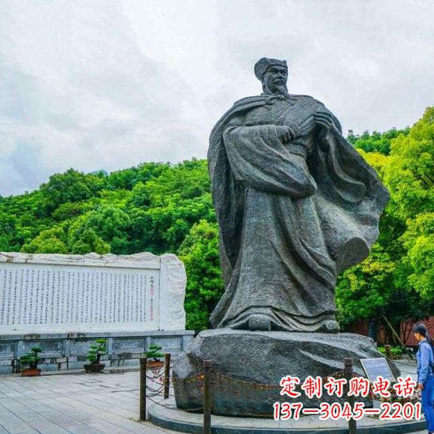 东莞汇聚历史荣光——中领雕塑诸葛亮雕塑