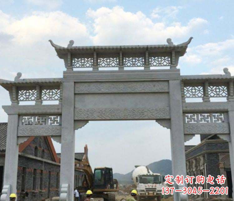 东莞牌坊大理石石雕:显露美丽的古典风情