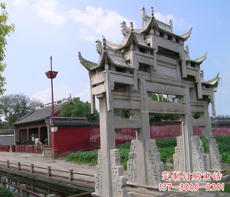 东莞专业大型牌坊石雕制作