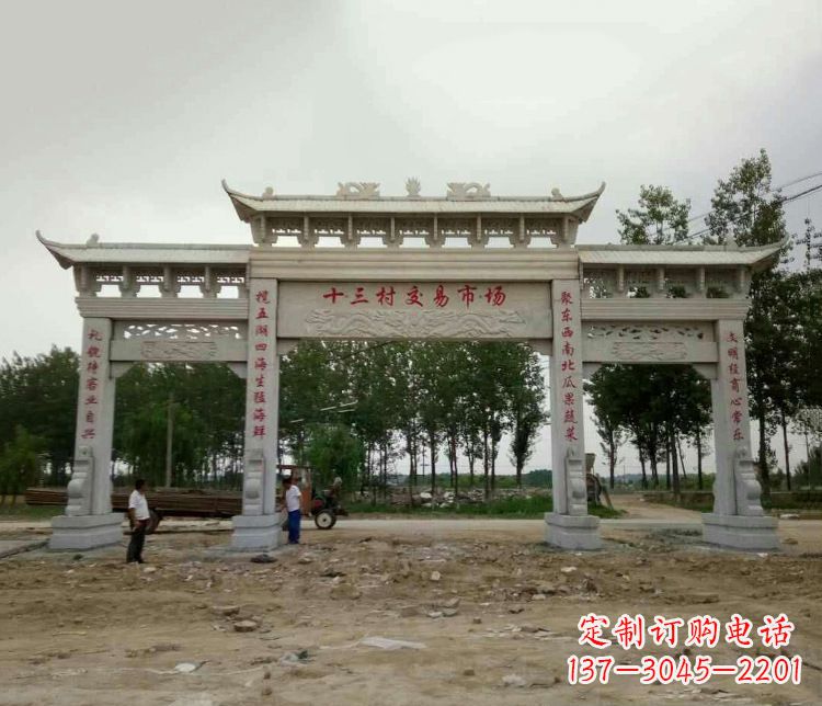 东莞精美石牌坊雕塑,令你惊艳无比