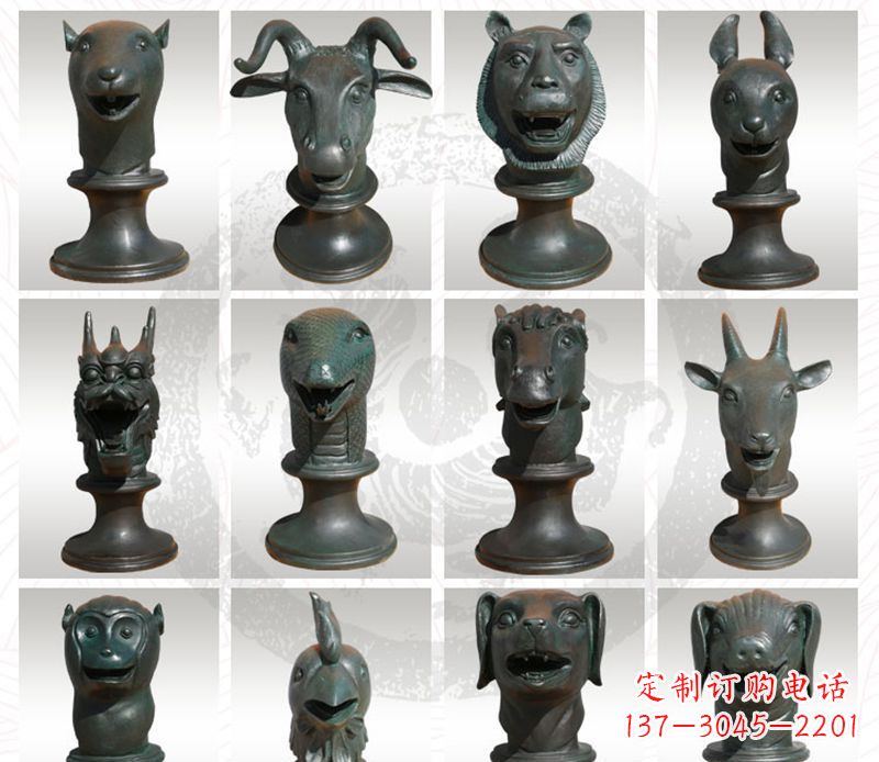 东莞限量版十二生肖铜雕塑